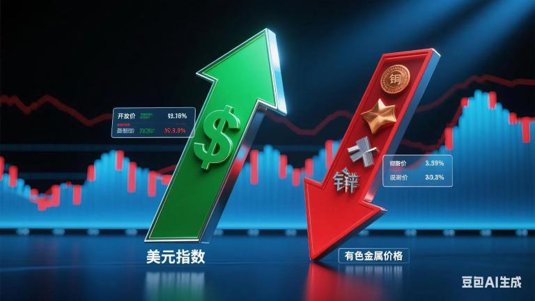 美元冲高，有色金属难逃下行命运