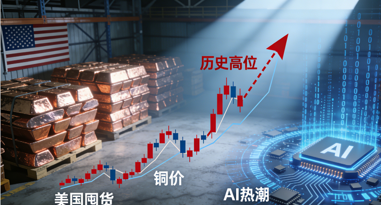 美国囤货叠加AI热潮 铜价升至历史高位但风险暗涌