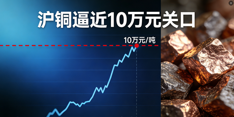 沪铜逼近10 万元关口，多品种刷新历史纪录