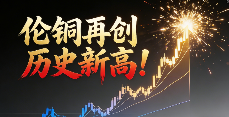 伦铜再创历史新高！首次触及每吨13000美元