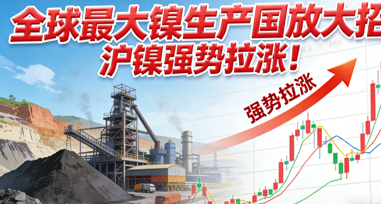 全球最大镍生产国放大招 沪镍强势拉涨！