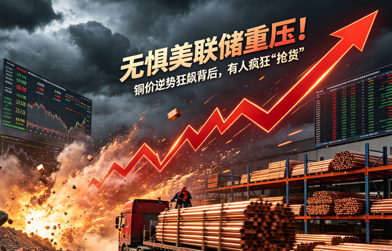 无惧美联储重压！铜价逆势狂飙背后，有人疯狂“抢货”