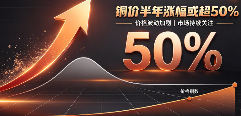 德银警示铜市陷入供应流动性危机：铜价半年涨幅或超50%